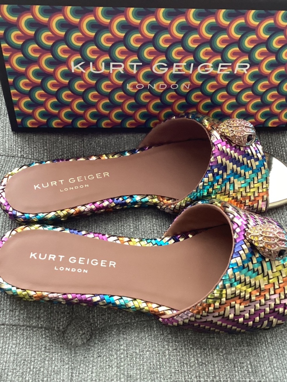 Kurt Geiger London Kensington Slide Sandal, size US10/EU41 - Picture 8 of 14